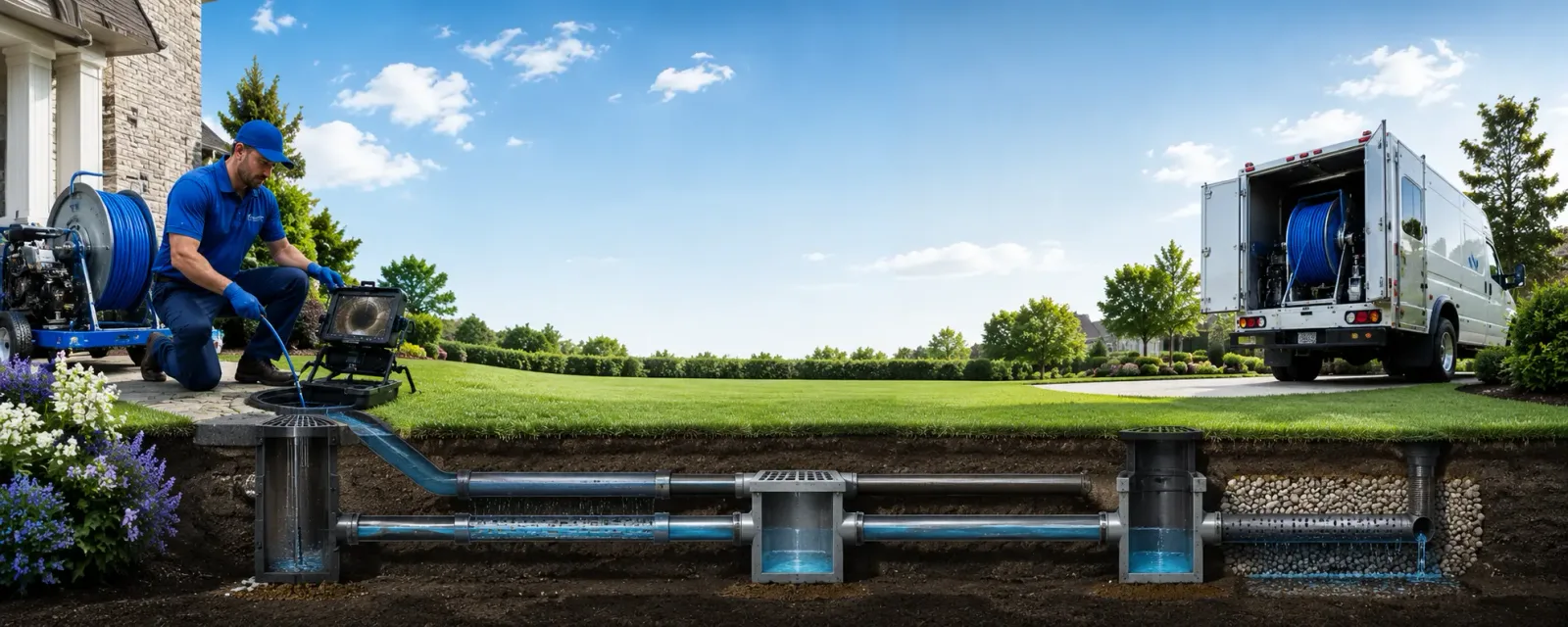 Outdoor drain cleaning information for Alcester, SD